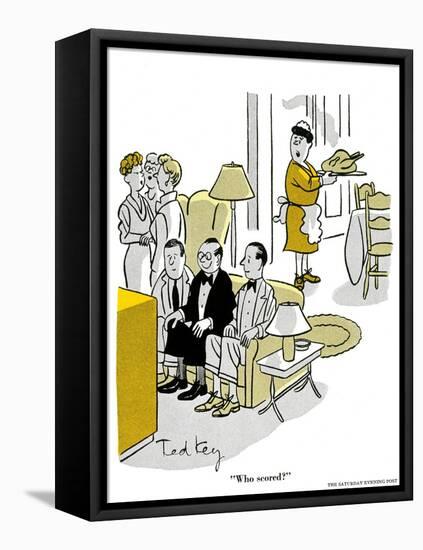 Hazel Cartoon-Ted Key-Framed Premier Image Canvas