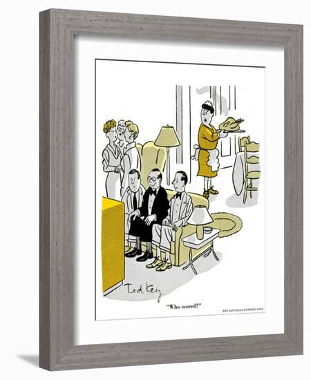 Hazel Cartoon-Ted Key-Framed Giclee Print