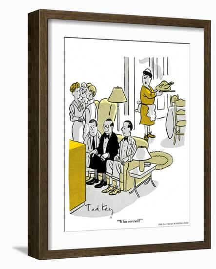 Hazel Cartoon-Ted Key-Framed Giclee Print