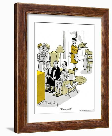 Hazel Cartoon-Ted Key-Framed Giclee Print