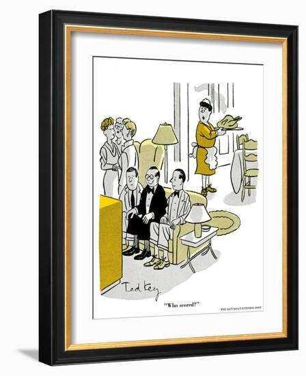 Hazel Cartoon-Ted Key-Framed Giclee Print