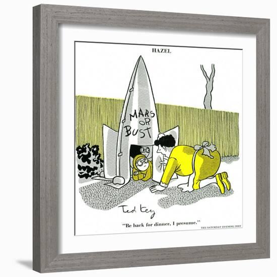 Hazel Cartoon-Ted Key-Framed Giclee Print