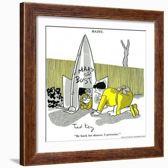 Hazel Cartoon-Ted Key-Framed Giclee Print