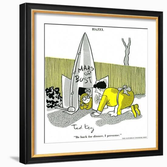 Hazel Cartoon-Ted Key-Framed Giclee Print