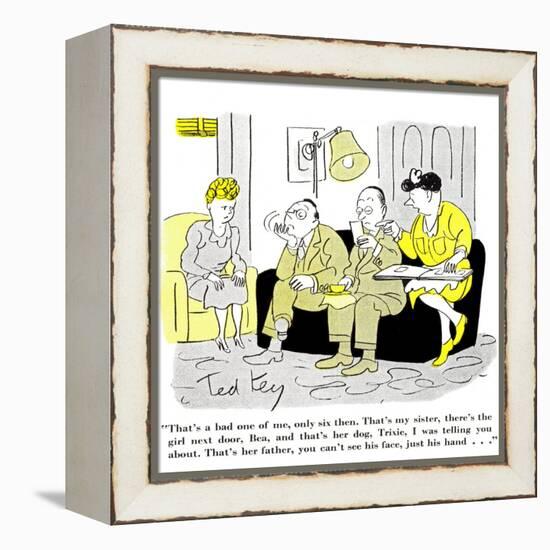 Hazel Cartoon-Ted Key-Framed Premier Image Canvas