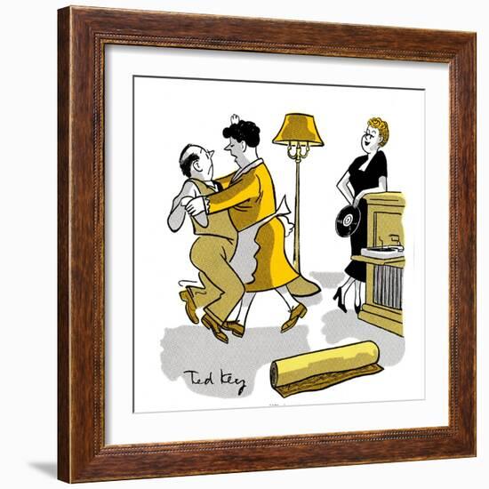 Hazel Cartoon-Ted Key-Framed Giclee Print