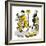 Hazel Cartoon-Ted Key-Framed Giclee Print