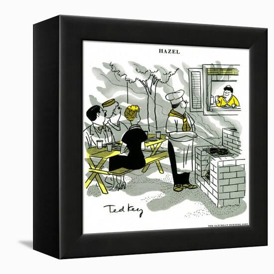 Hazel Cartoon-Ted Key-Framed Premier Image Canvas