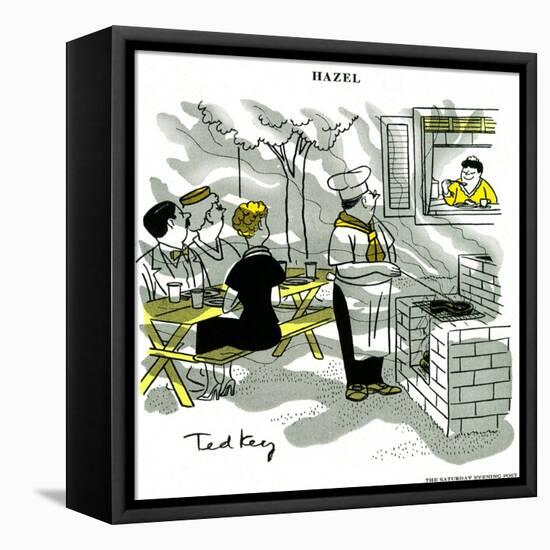 Hazel Cartoon-Ted Key-Framed Premier Image Canvas