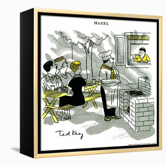 Hazel Cartoon-Ted Key-Framed Premier Image Canvas