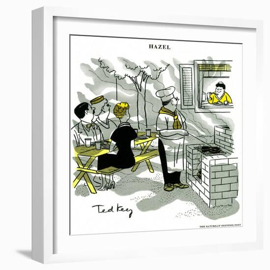 Hazel Cartoon-Ted Key-Framed Giclee Print