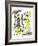 Hazel Cartoon-Ted Key-Framed Giclee Print