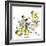 Hazel Cartoon-Ted Key-Framed Giclee Print