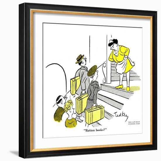 Hazel Cartoon-Ted Key-Framed Giclee Print