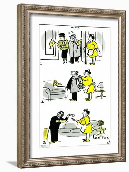 Hazel Cartoon-Ted Key-Framed Giclee Print