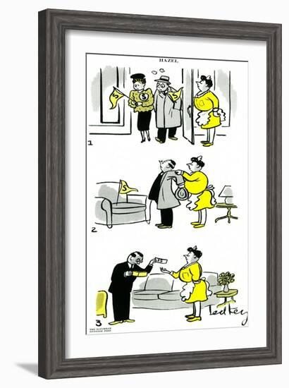 Hazel Cartoon-Ted Key-Framed Giclee Print