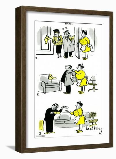 Hazel Cartoon-Ted Key-Framed Giclee Print