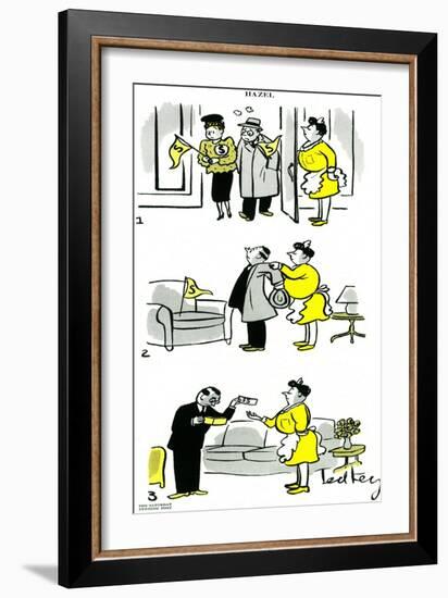 Hazel Cartoon-Ted Key-Framed Giclee Print