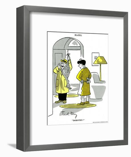 Hazel Cartoon-Ted Key-Framed Giclee Print