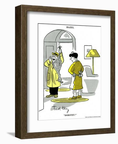 Hazel Cartoon-Ted Key-Framed Giclee Print