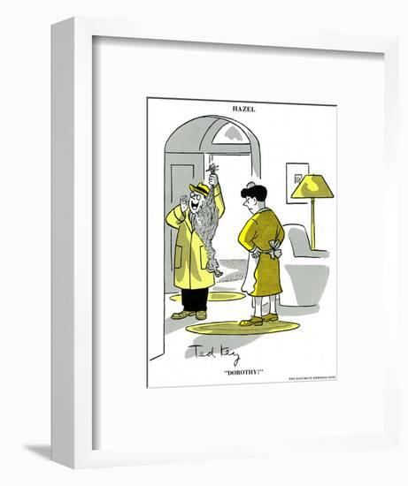 Hazel Cartoon-Ted Key-Framed Giclee Print