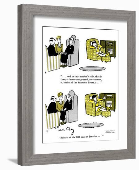 Hazel Cartoon-Ted Key-Framed Giclee Print