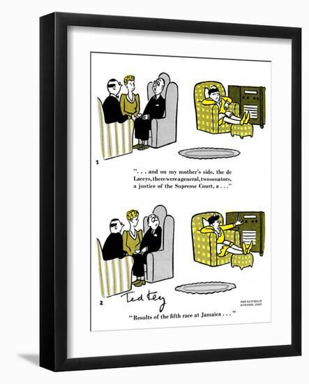 Hazel Cartoon-Ted Key-Framed Giclee Print