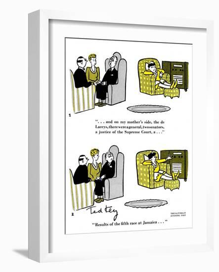 Hazel Cartoon-Ted Key-Framed Giclee Print