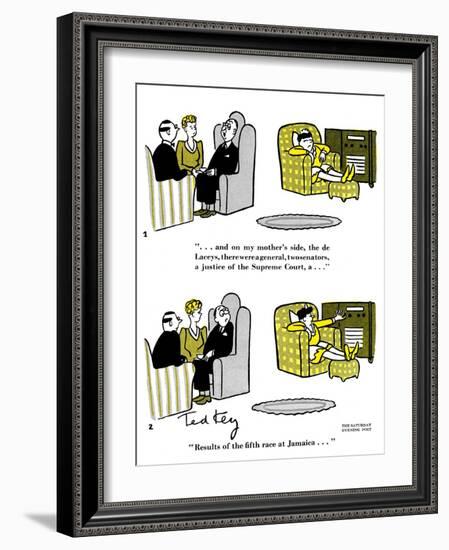 Hazel Cartoon-Ted Key-Framed Giclee Print