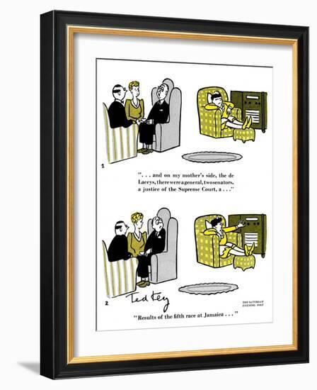 Hazel Cartoon-Ted Key-Framed Giclee Print