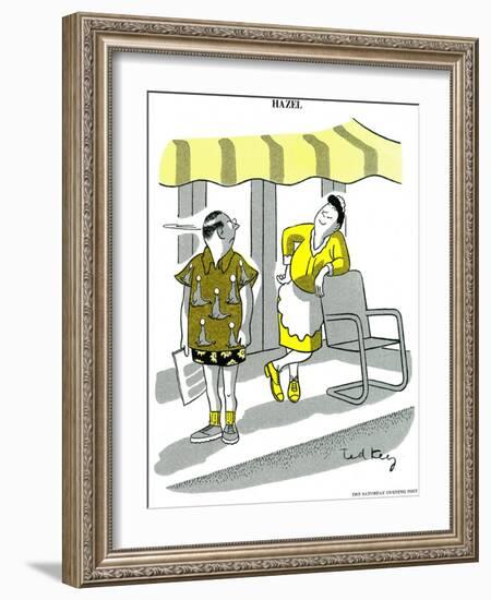 Hazel Cartoon-Ted Key-Framed Giclee Print