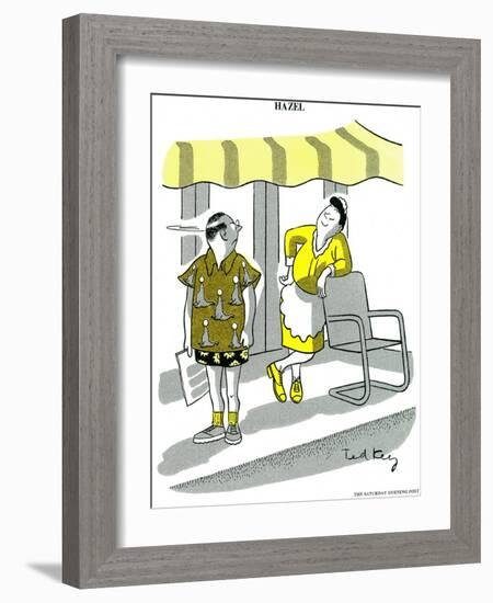 Hazel Cartoon-Ted Key-Framed Giclee Print