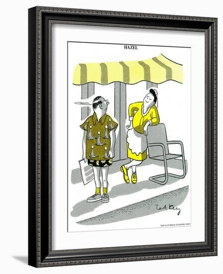 Hazel Cartoon-Ted Key-Framed Giclee Print