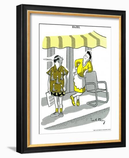 Hazel Cartoon-Ted Key-Framed Giclee Print