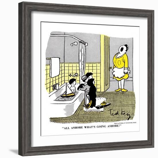 Hazel Cartoon-Ted Key-Framed Giclee Print