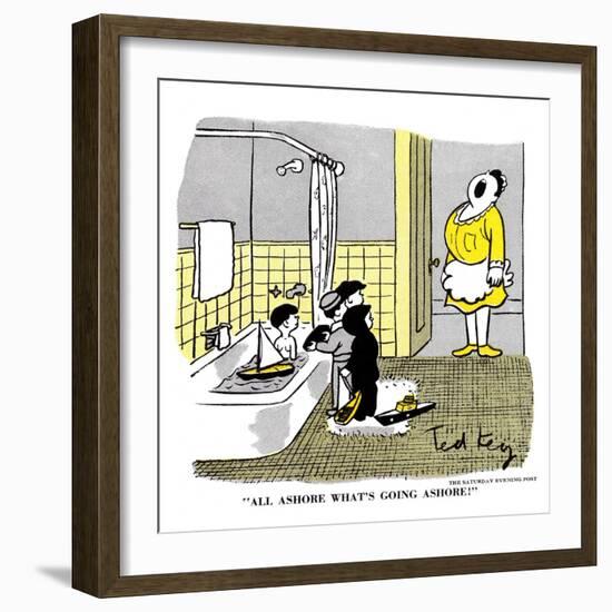 Hazel Cartoon-Ted Key-Framed Giclee Print