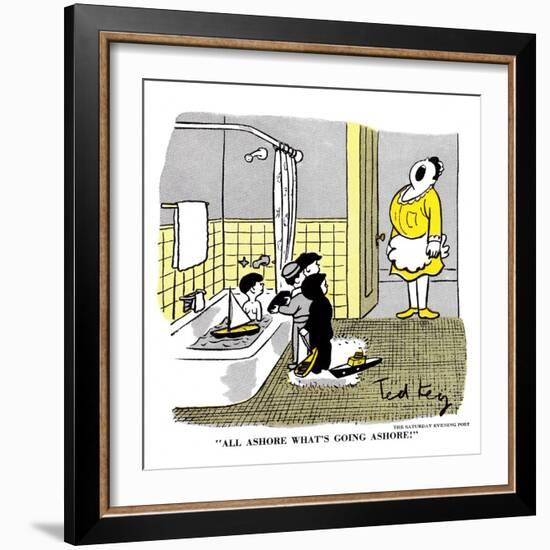 Hazel Cartoon-Ted Key-Framed Giclee Print