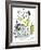 Hazel Cartoon-Ted Key-Framed Giclee Print