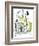 Hazel Cartoon-Ted Key-Framed Giclee Print