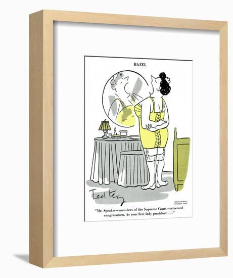 Hazel Cartoon-Ted Key-Framed Giclee Print