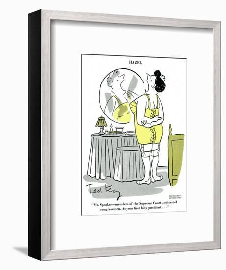 Hazel Cartoon-Ted Key-Framed Giclee Print