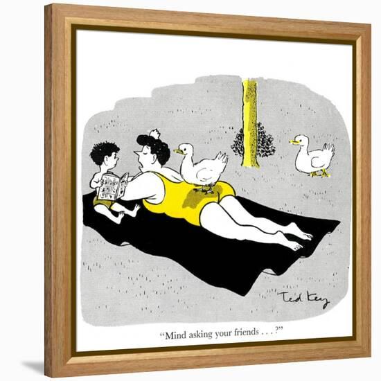 Hazel Cartoon-Ted Key-Framed Premier Image Canvas