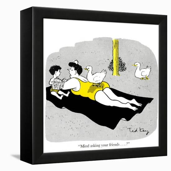 Hazel Cartoon-Ted Key-Framed Premier Image Canvas