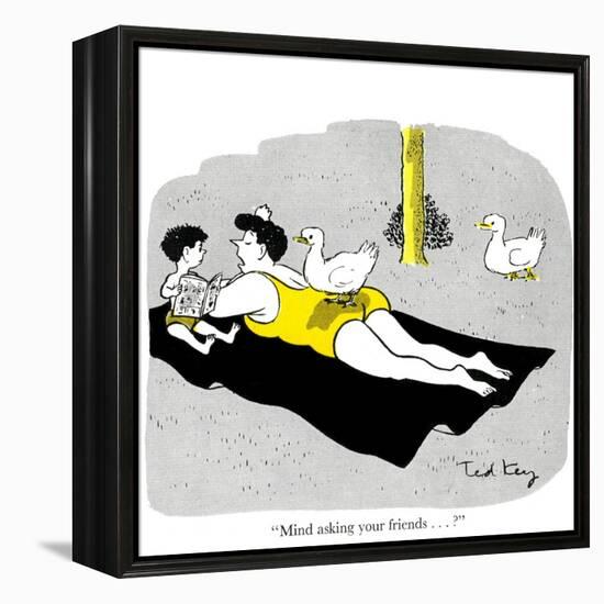 Hazel Cartoon-Ted Key-Framed Premier Image Canvas