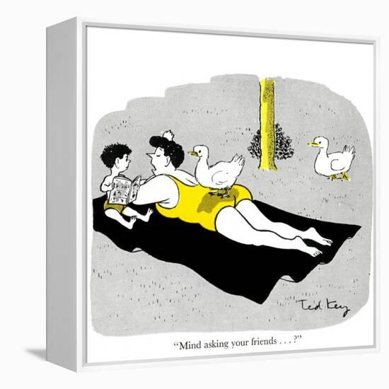 Hazel Cartoon-Ted Key-Framed Premier Image Canvas