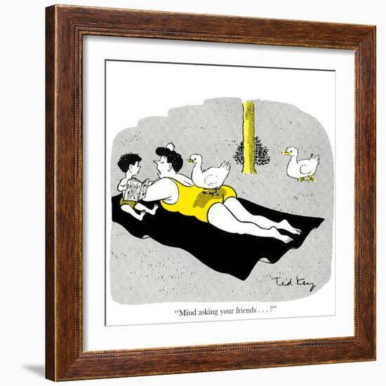 Hazel Cartoon-Ted Key-Framed Giclee Print