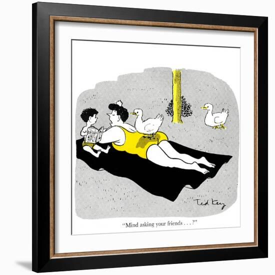 Hazel Cartoon-Ted Key-Framed Giclee Print