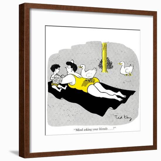 Hazel Cartoon-Ted Key-Framed Giclee Print