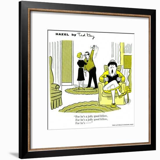 Hazel Cartoon-Ted Key-Framed Giclee Print