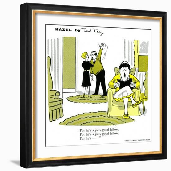 Hazel Cartoon-Ted Key-Framed Giclee Print